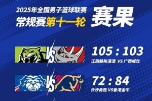 🏀NBL战报:江西险胜广西 长沙勇胜不敌中国香港金牛